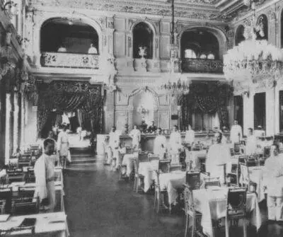 Зал ресторана Большой Московской Гостиницы Фото 1900е гг Старое здание - фото 16