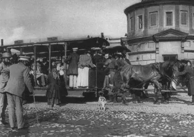 Станция конки у Серпуховских ворот Фото 18901900е гг Вид Тверского - фото 49