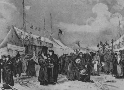 Масленичное гулянье на Девичьем поле Художник А П Рябушкин 1882 г - фото 52