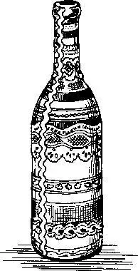 Рисунок 96 Бутылка декорированная лентами и кружевами - фото 103