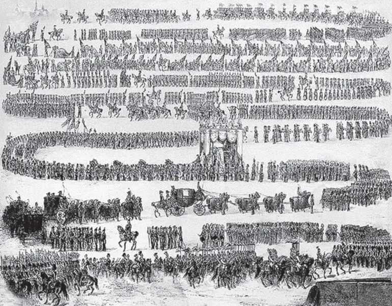 Похороны императора Николая I Рис ИИ Шарлеманя 1855 г В тот же день в - фото 467