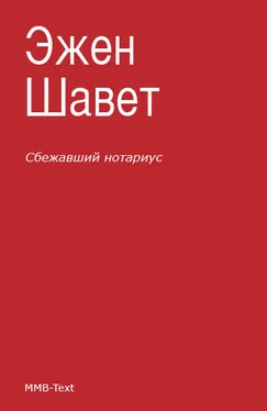 Эжен Шаветт Сбежавший нотариус обложка книги