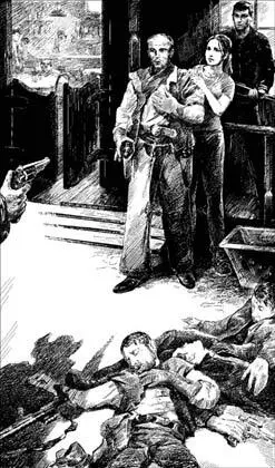 Ковбой стоявший так расслабленно и вольно вдруг скользнул вбок к пустому - фото 3