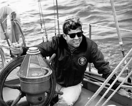 Clint Hills favorite photo of JFK at the helm of the Manitou Also around this - фото 56