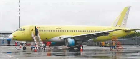 Второй SSJ10095B для Аэрофлота 95010 после выкатки из сборочного цеха - фото 150