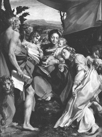 Антонио да Корреджо Мадонна со святым Иеронимом Но собратьяпрофессионалы все - фото 1