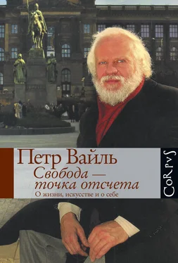 Пётр Вайль Свобода – точка отсчета. О жизни, искусстве и о себе обложка книги