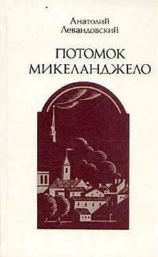 Анатолий Левандовский Потомок Микеланджело обложка книги