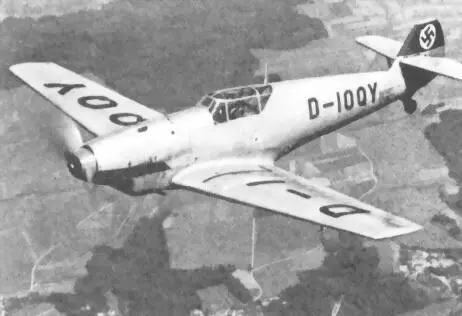 Bf109V3 в полете Bf109V5 Bf109V6 Bf109B1 в Испании - фото 27