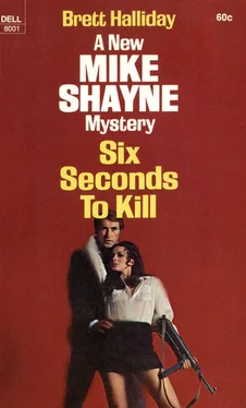 Brett Halliday Six Seconds to Kill обложка книги