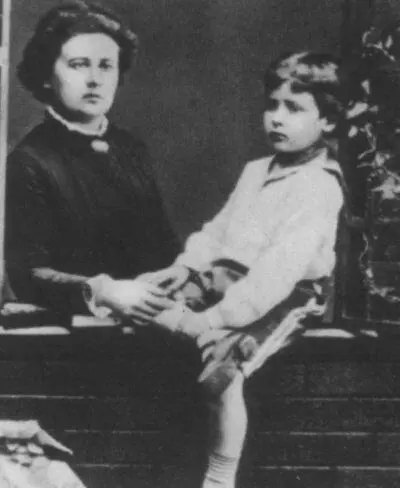 Елена Оттобальдовна Кириенко Волошина с сыном Москва 1882 Макс Волошин - фото 3