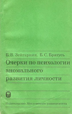 Б. Зейгарник Очерки по психологии аномального развития личности обложка книги