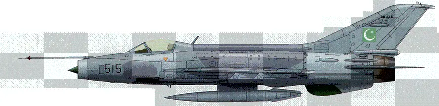 F7P из состава 20й эскадрильи пакистанских ВВС авиабаза Рафики конец 80х - фото 112