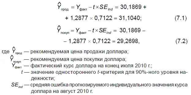 Соответственно для 80 ного уровня надежности рекомендуемые цены покупки и - фото 258