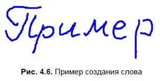 Для создания слова рис 46 следует произвести такие действия 1 Выбрать - фото 45