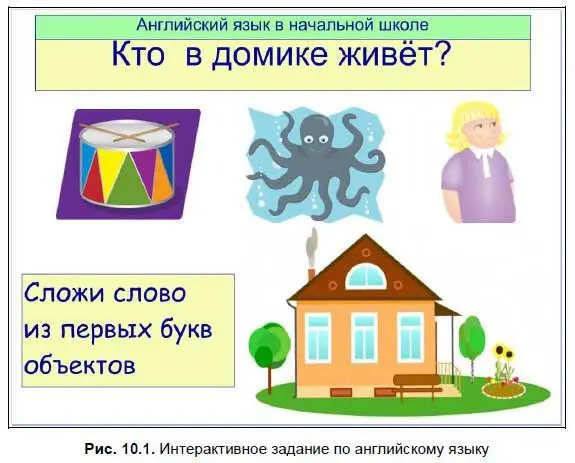 Алгоритм создания интерактивного задания с использованием объектов из Галереи и - фото 170