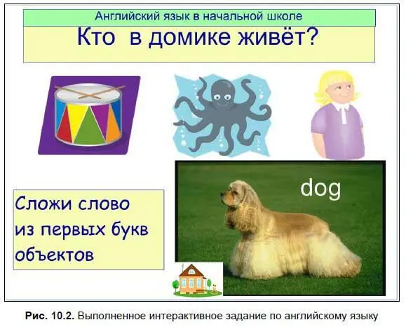 Алгоритм создания интерактивного задания с использованием объектов из Галереи и - фото 171