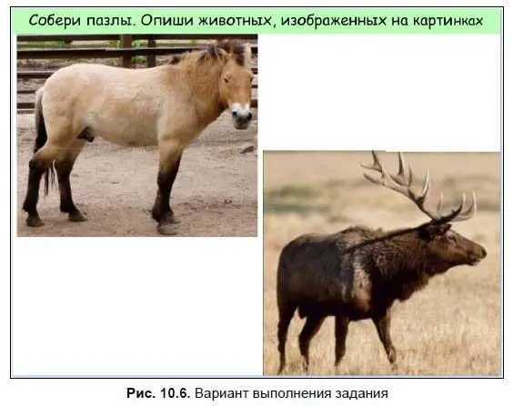 Алгоритм разработки задания Собери пазлы Опиши животных изображенных на - фото 175