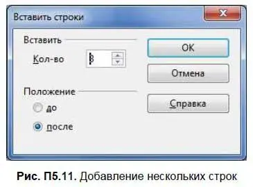 Меню Таблица Удалитьсодержит команды для удаления таблицы строк и - фото 361
