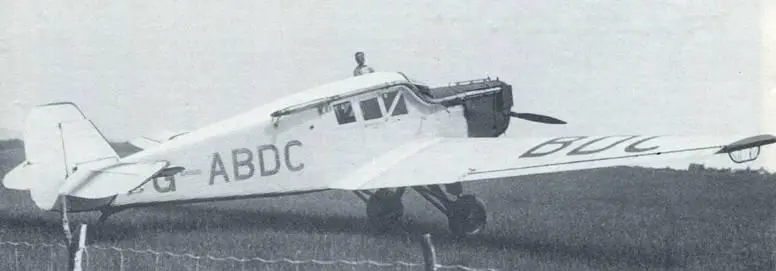 Британский Юнкерс F13ke выпуска 1930 г с закрытой кабиной экипажа и - фото 3