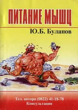 Юрий Буланов Питание мышц обложка книги