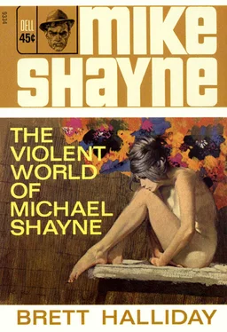 Brett Halliday The Violent World of Michael Shayne обложка книги