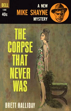 Brett Halliday The Corpse That Never Was обложка книги