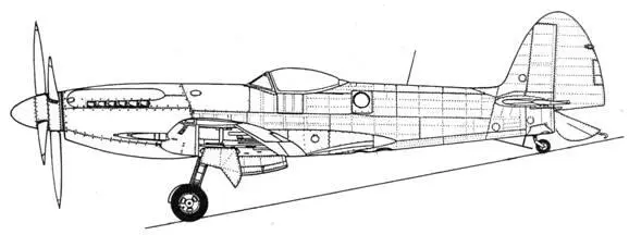 Seafire FR47 Разведчик Спитфайр PRXI 1944 г Разведчики В августе - фото 140