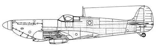 Spitfire PR Type D PRIV Supermarine Type 353 с установкой фотоаппаратов по - фото 149