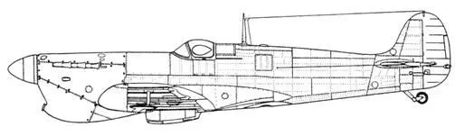 Spitfire PR IV trop с установкой фотоаппаратов по схеме Y Spitfire PR - фото 150