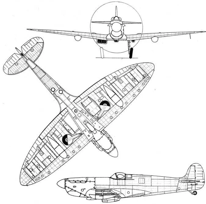 Spitfire PR Type F PR VI Spitfire PR Type G PRVII Spitfire PR - фото 153