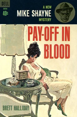 Brett Halliday Pay-Off in Blood обложка книги