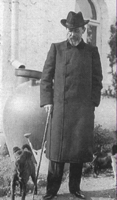 Чехов возле своего дома Ялта 1904 г И А Бунин Фото с дарственной - фото 57