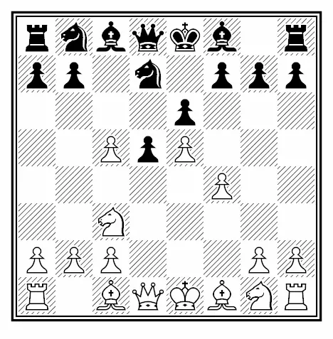 6 Сf8 c5 7 Фd1g4 00 8 Сf1d3 Кb8c6 9 Кg1f3 Белые - фото 10