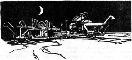 Но что это У комбайнов ктото разговаривает Страх плотно прижимает Тимку к - фото 19