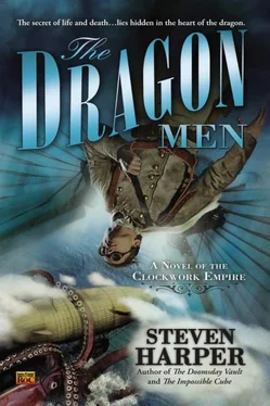 Steven Harper The Dragon Men обложка книги