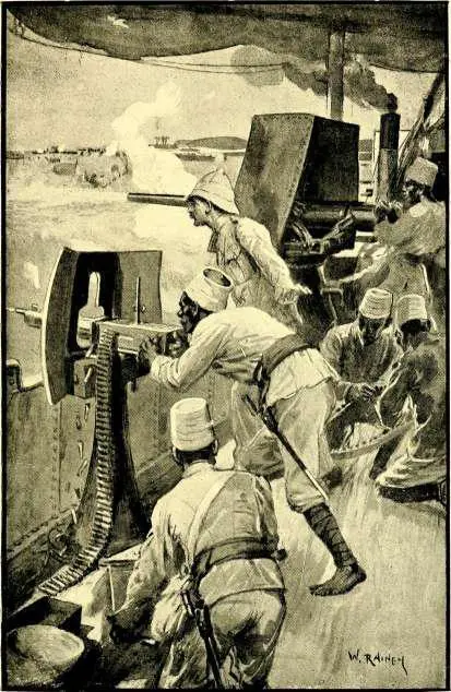 THE GUNBOATS OPENED FIRE AT THE TWO NEAREST FORTS to stay out here for a few - фото 7