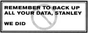 Maybe knowing we had copies of everything hed stored on his hard drive made - фото 2
