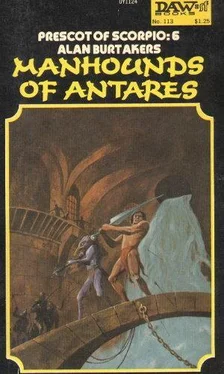 Alan Akers Manhounds of Antares обложка книги