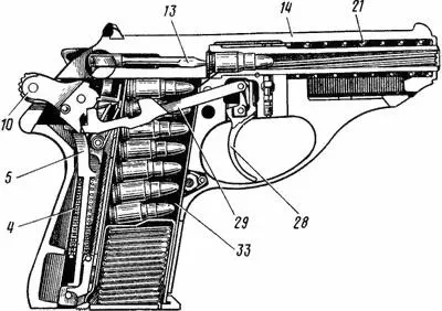 Рис 20Положение деталей и сборочных единиц перед выстрелом 4 боевая - фото 20