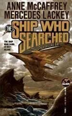 Anne McCaffrey The Ship Who Searched обложка книги