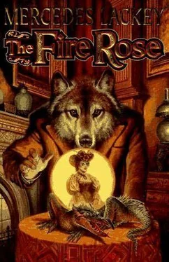 Mercedes Lackey The Fire Rose обложка книги