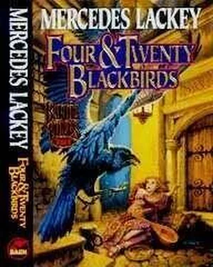 Mercedes Lackey Four and Twenty Blackbirds обложка книги