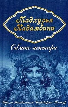 Шрила Вишванатха Чакраварти Тхакур Облако нектара (Мадхурья кадамбини) обложка книги