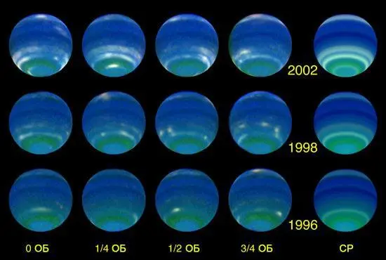 Между 1996 и 2002 годами яркость Нептуна выросла на 40 в инфракрасном - фото 55