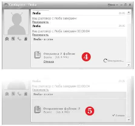 Как получить файлы через ICQ Когда ктонибудь отправляет вам файл на экране - фото 453