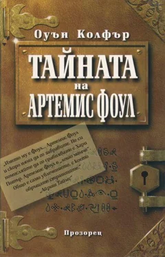 Оуън Колфър Тайната на Артемис Фоул обложка книги