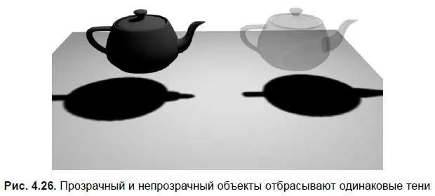 4 Опция переключения типа тени расположена ниже опции включения теней - фото 193