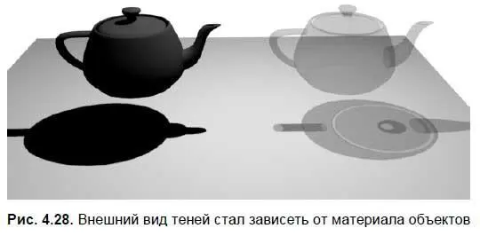 Итак тип тени Ray Traced ShadowsТрассированные тени позволяет учитывать - фото 195