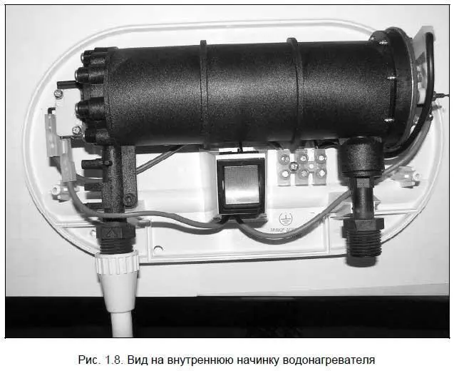 Длинная черная туба основной элемент водонагревателя через него заборная - фото 9